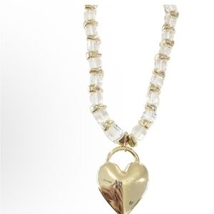 Gamelli Clear Love Necklace